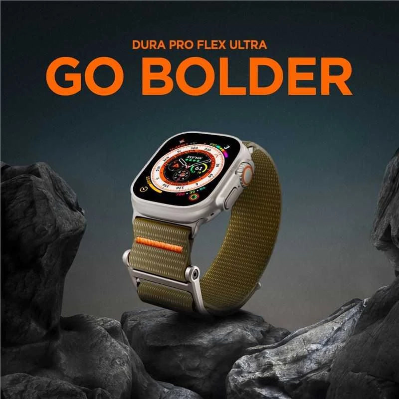 „Spigen DuraPro Flex“, spalvotas – „Apple Watch 49mm/46mm/45mm/44mm/42mm“