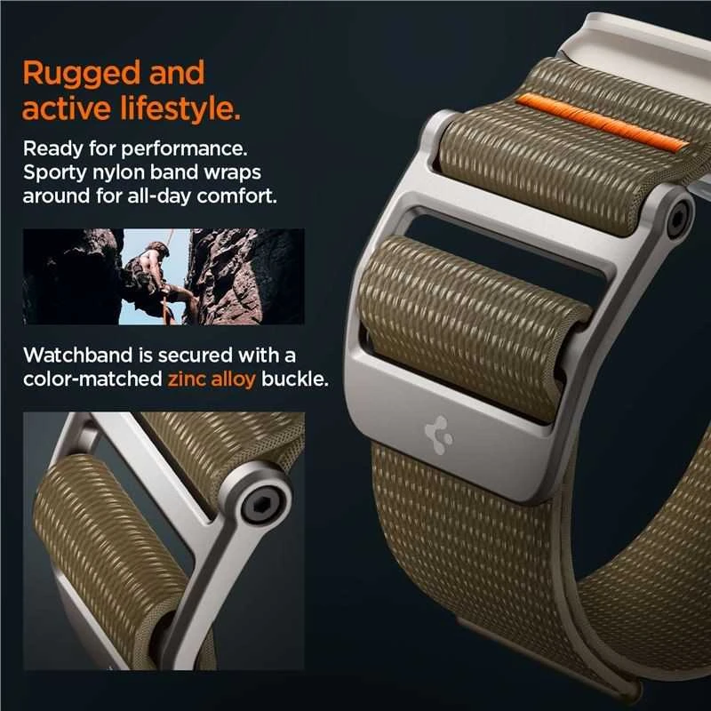 „Spigen DuraPro Flex“, spalvotas – „Apple Watch 49mm/46mm/45mm/44mm/42mm“