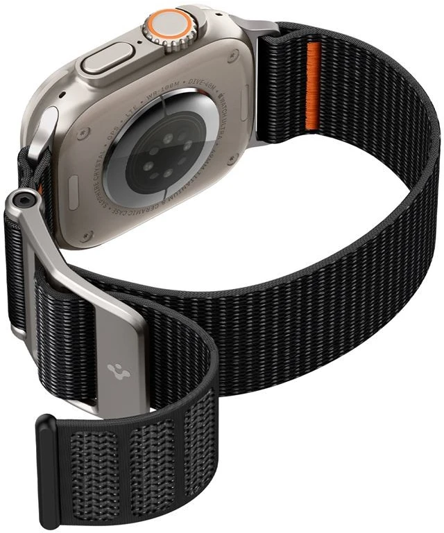 Spigen DuraPro Flex, juodos spalvos - Apple Watch 49mm/46mm/45mm/44mm/42mm