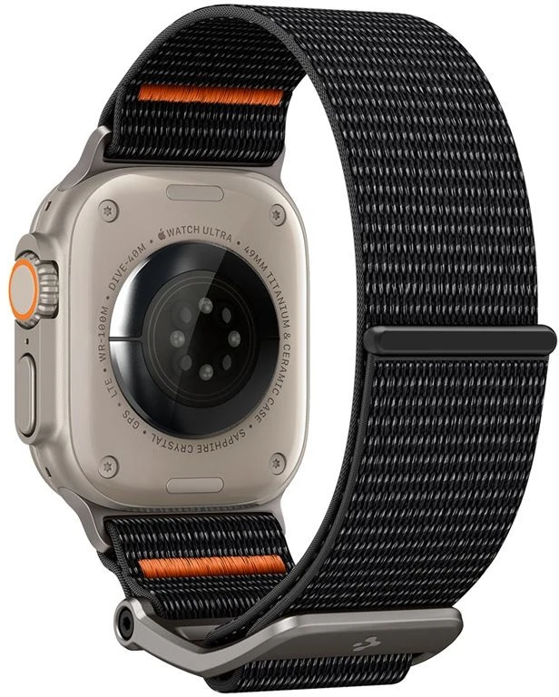 Spigen DuraPro Flex, juodos spalvos - Apple Watch 49mm/46mm/45mm/44mm/42mm