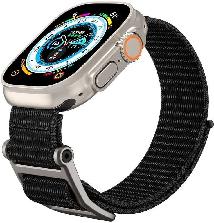 Išmaniojo laikrodžio Apple 4/5/6/7/SE dirželis, Juodos spalvos, 44/45mm