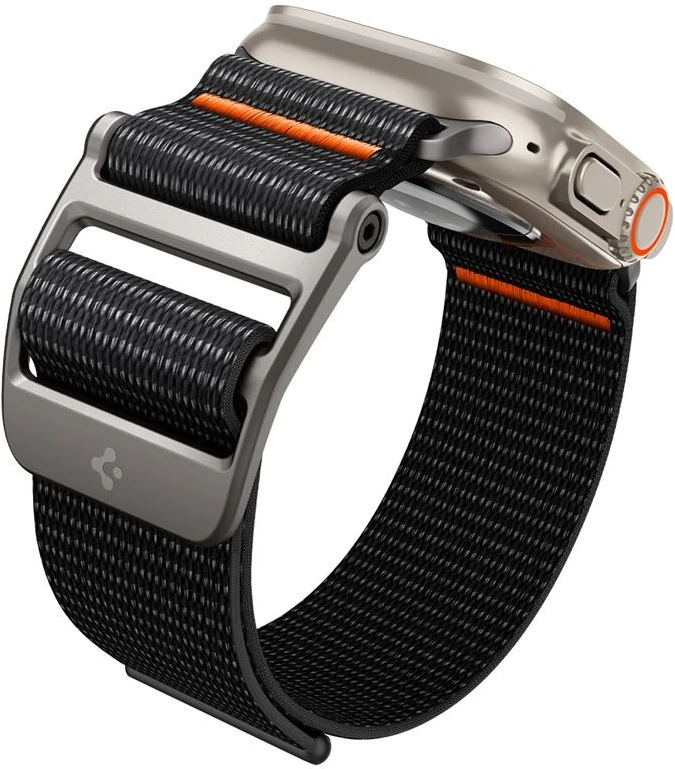 Spigen DuraPro Flex, juodos spalvos - Apple Watch 49mm/46mm/45mm/44mm/42mm