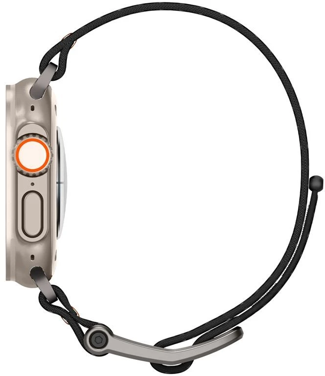 Spigen DuraPro Flex, juodos spalvos - Apple Watch 49mm/46mm/45mm/44mm/42mm