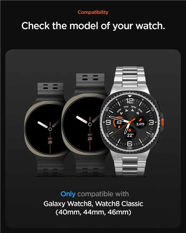 Spigen DuraPro Flex apyrankė skirti Samsung Galaxy Watch 40/44/46 mm – juodos spalvos