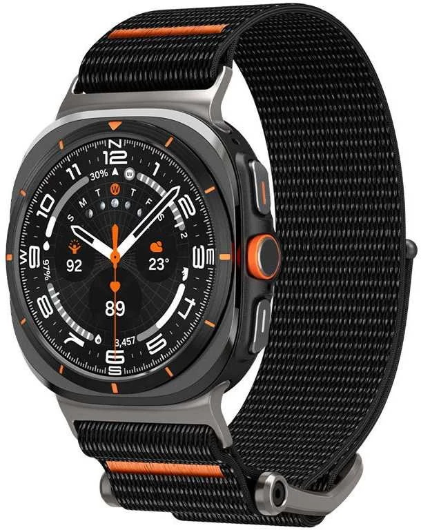 Samsung Galaxy Watch Ultra (47mm) Spigen Durapro Flex juodos spalvos