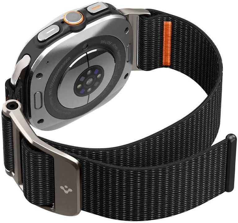 Samsung Galaxy Watch Ultra (47mm) Spigen Durapro Flex juodos spalvos
