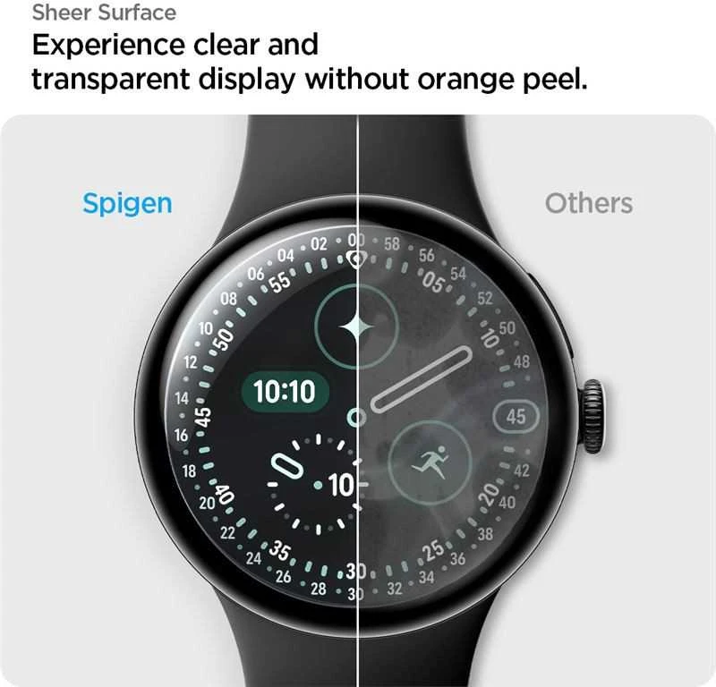 „Spigen EliteShield EZ Fit 2“ pakuotė – „Google Pixel Watch 4/3“ (41 mm)