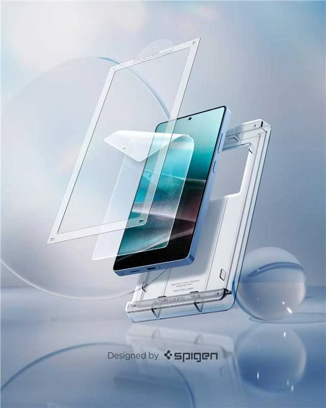 Spigen Elite Shield EZ FIT Hybrid Glass Samsung Galaxy S25 Ultra – Transparent