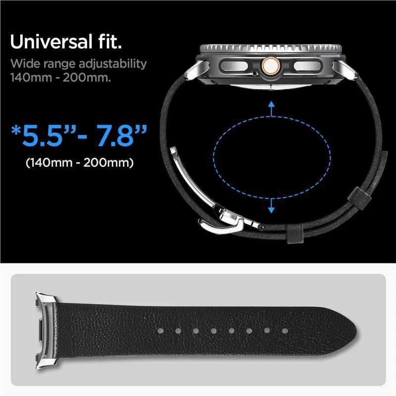 Spigen Enzo apyrankė skirta Samsung Galaxy Watch 40/44/46 mm – juodos spalvos
