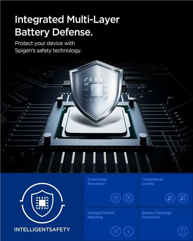 Spigen Essential 113W automobilinis įkroviklis EV1133, juodas