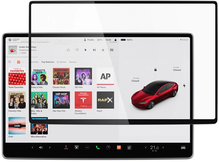 Spigen EZ Fit Skaidrus (15.4"/1 vnt.) - Tesla Model Y (2025/2026)/Model 3 (2024/2025/2026)