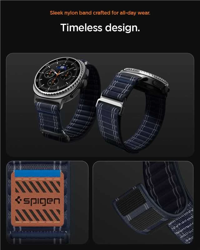 Spigen WBF0 apyrankė skirta Samsung Galaxy Watch 40/44/46 mm – pilkos spalvos