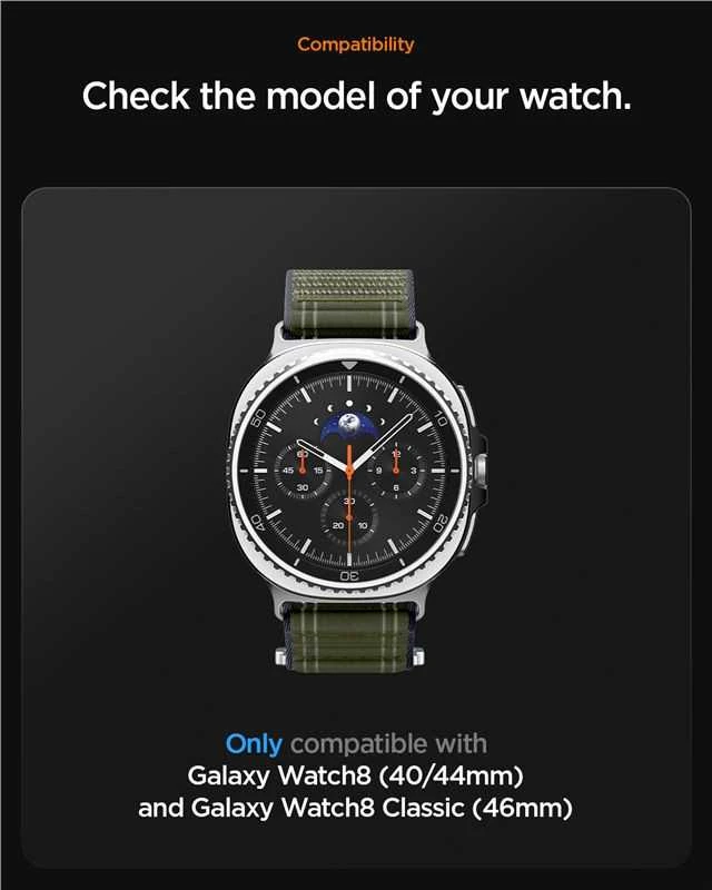 Spigen WBF0 apyrankė skirta Samsung Galaxy Watch 40/44/46 mm – žalios spalvos