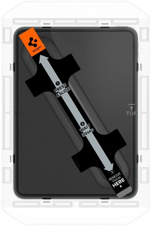 Apsauginis stiklas Spigen GLAS.TR „EZ FIT” Apple iPad 10.9” 10 / 2022 / 11” 11 / 2025 CLEAR