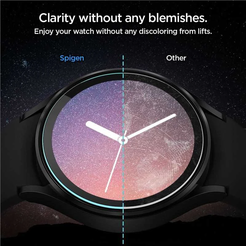 Apsauginis ekrano stiklas išmaniojo laikrodžio Samsung Galaxy 4/5, 44mm, 2vnt.