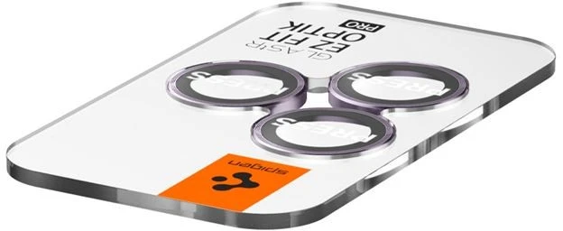 Spigen Glass EZ Fit Optik Pro 2 Pack, deep violetinė – Apple iPhone 14 Pro/Apple iPhone 14 Pro Max