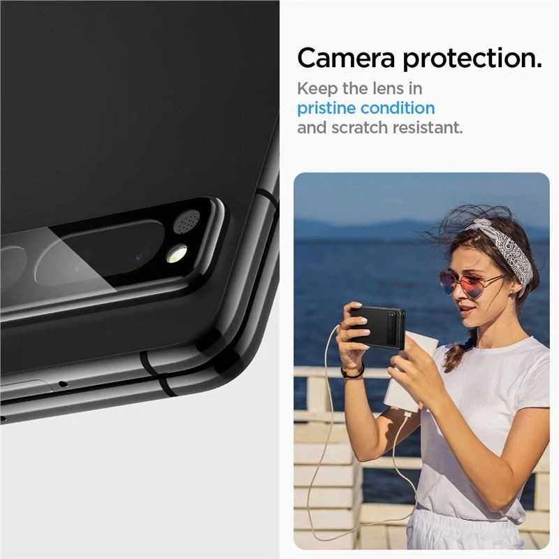 Spigen Glass EZ Fit Optik Pro 2 Pack, juodas - Google Pixel Fold