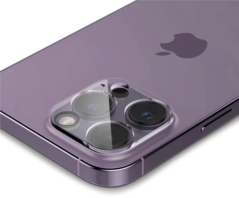 Spigen fotoaparato apsauga iPhone 14 Pro 6,1 / Pro Max 6,7 Optik.TR Camera Protector 2 vnt. Crystal permatomas
