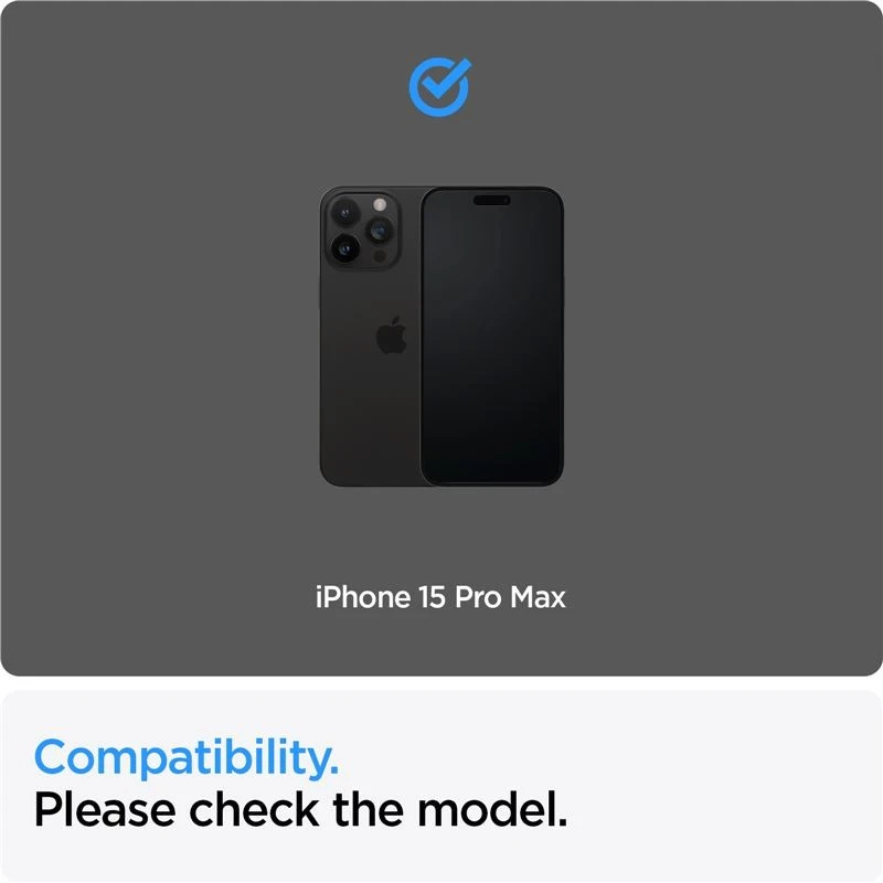 Apsauginis stiklas telefonui Apple iPhone 15 Pro Max Spigen ALM Glass FC 2-pack juodas