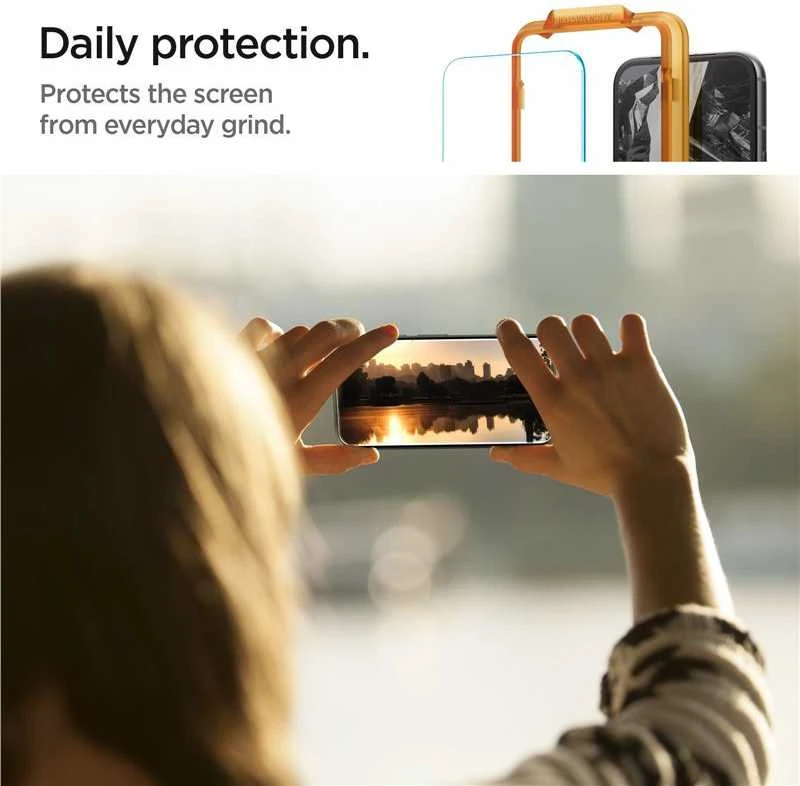 Apsauginis stiklas Google Pixel 8A Spigen ALM Glas.tr 2-pack skaidrus
