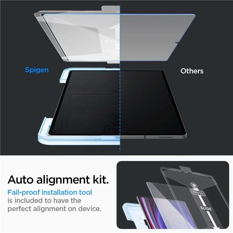 Spigen Glass tR EZ Fit 1 Pack - Samsung Galaxy Tab S10/S9 Ultra
