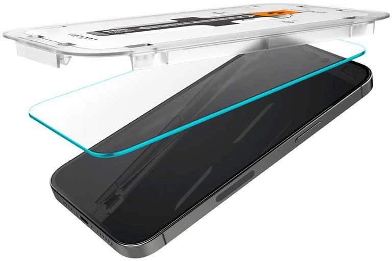 SPIGEN GLAS.TR "GRŪDINTAS STIKLAS EZ FIT" 2 PAKUOTĖS IPHONE 14 PRO CLEAR