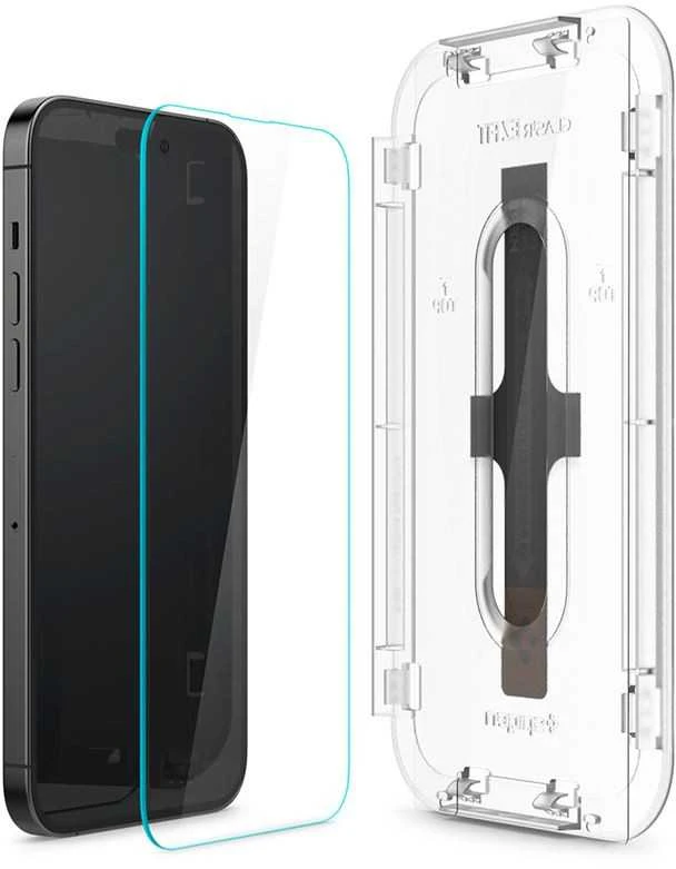 SPIGEN GLAS.TR "GRŪDINTAS STIKLAS EZ FIT" 2 PAKUOTĖS IPHONE 14 PRO CLEAR