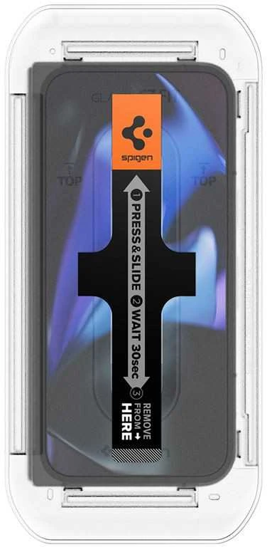 „Spigen Glass tR EZ Fit“ (2 vnt. dėklių), skaidrus – „Google Pixel 9 Pro Fold“