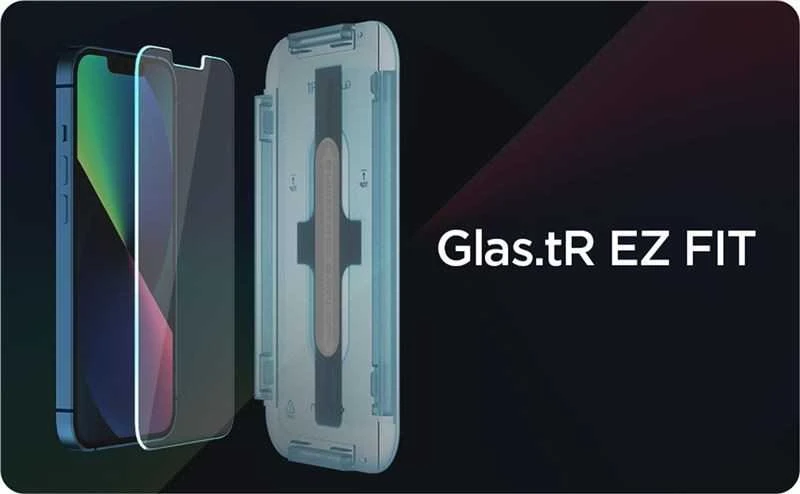 Apsauginis stiklas Spigen GLAS.TR "EZ FIT" Apple iPhone 13 / 13 Pro / 14