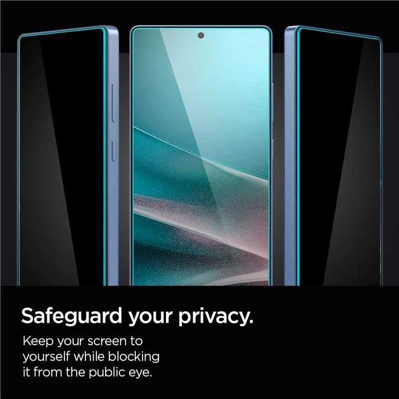 Apsauginis stiklas su privatumo filtru Spigen Glas.TR EZ FIT HD Privacy Samsung Galaxy S25 Ultra 2vnt