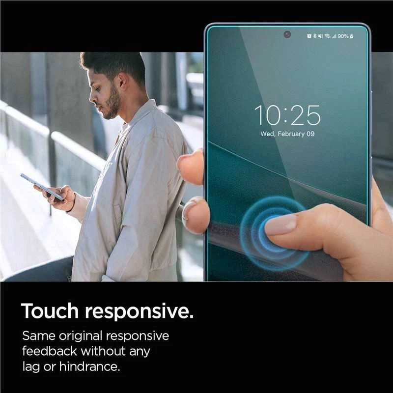Apsauginis stiklas su privatumo filtru Spigen Glas.TR EZ FIT HD Privacy Samsung Galaxy S25 Ultra 2vnt