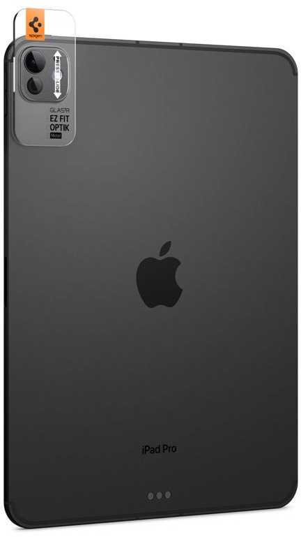 Spigen Glass tR EZ Fit Optik Metal 1 Pack, space juodas - iPad Pro 13" 2024 / iPad Pro 11" 2024