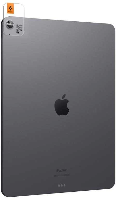 „Spigen Glass tR EZ Fit Optik Pro“ 2 vnt. pakuotė, erdvi pagalvėlė – „iPad Air 11“/13“ (2024/2025)