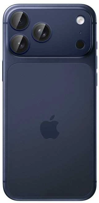 Spigen Optik Pro XL Camera Lens Glass for iPhone 17 Pro Max - Navy Mėlyna