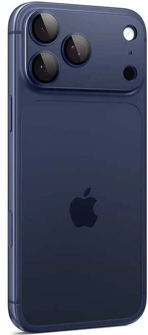 Spigen Optik Pro XL Camera Lens Glass for iPhone 17 Pro - Navy Mėlyna