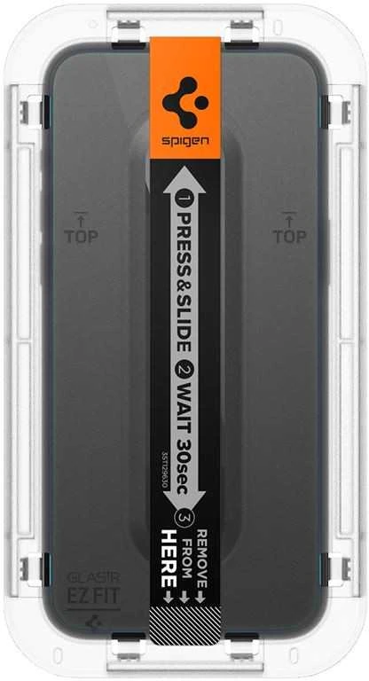 Apsauginis stiklas Spigen Stiklas tR EZ Fit (Privacy) 2-pack, skaidrus - iPhone 15 Pro