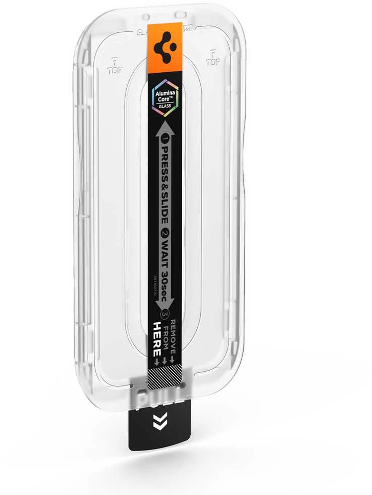 „Spigen Glas.tR EZ Fit Pro 2“ grūdinto stiklo ekrano apsauga, skirta „Google Pixel 10A“.