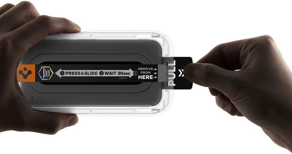 „Spigen Glas.tR EZ Fit Pro 2“ grūdinto stiklo ekrano apsauga, skirta „Google Pixel 10A“.