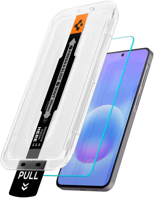 Grūdintas stiklas Spigen GLAS.TR „EZ FIT PRO” 2-PACK GALAXY A57 5G SKAIDRUS