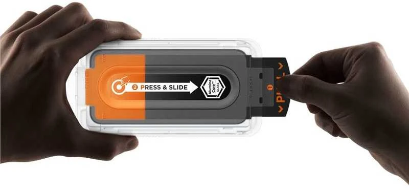 „Spigen Glass tR EZ Fit Pro“ 2 vnt., skaidrūs – „Google Pixel 10 Pro Fold“