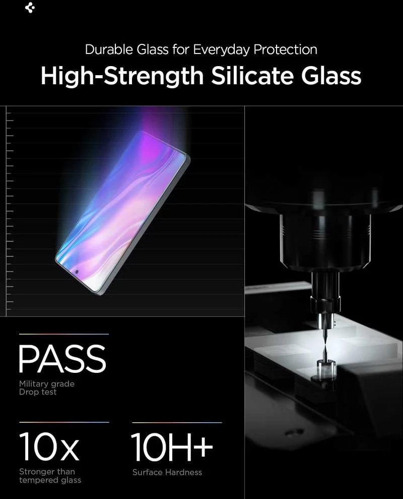 Spigen Glas.Tr Ez Fit Pro Anti Reflection Apsauginis stiklas 2-pack skirtas Samsung Galaxy S26 Ultra