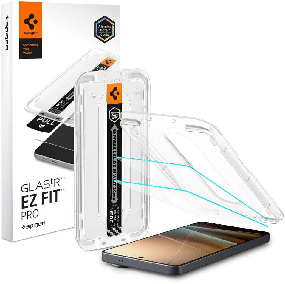 Spigen Glas.Tr Ez Fit Pro Anti Reflection Apsauginis stiklas 2-pack skirtas Samsung Galaxy S26 Ultra