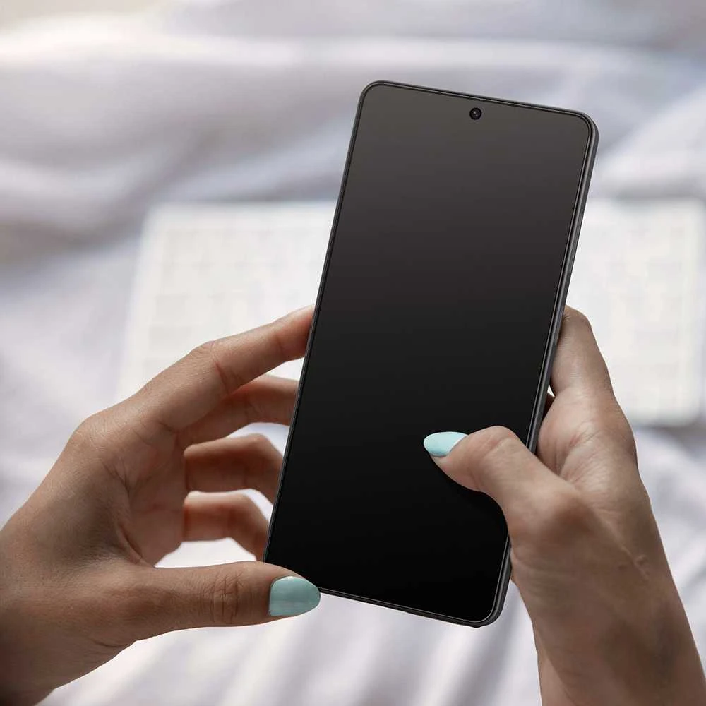 „Spigen Glass tR EZ Fit Pro“ (nespindintys) 2 vnt., skaidrūs – „Samsung Galaxy S26+“