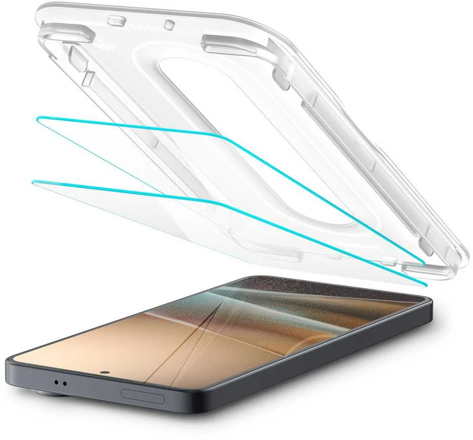 Apsauginis stiklas Spigen GLAS.TR „EZ FIT PRO AC” ANTI REFLECTION 2-pack Samsung Galaxy S26 Clear