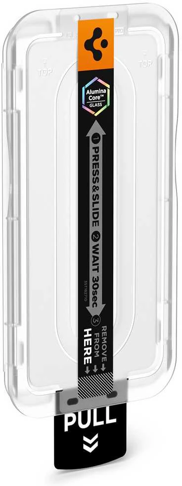 Apsauginis stiklas Spigen GLAS.TR „EZ FIT PRO AC” ANTI REFLECTION 2-pack Samsung Galaxy S26 Clear