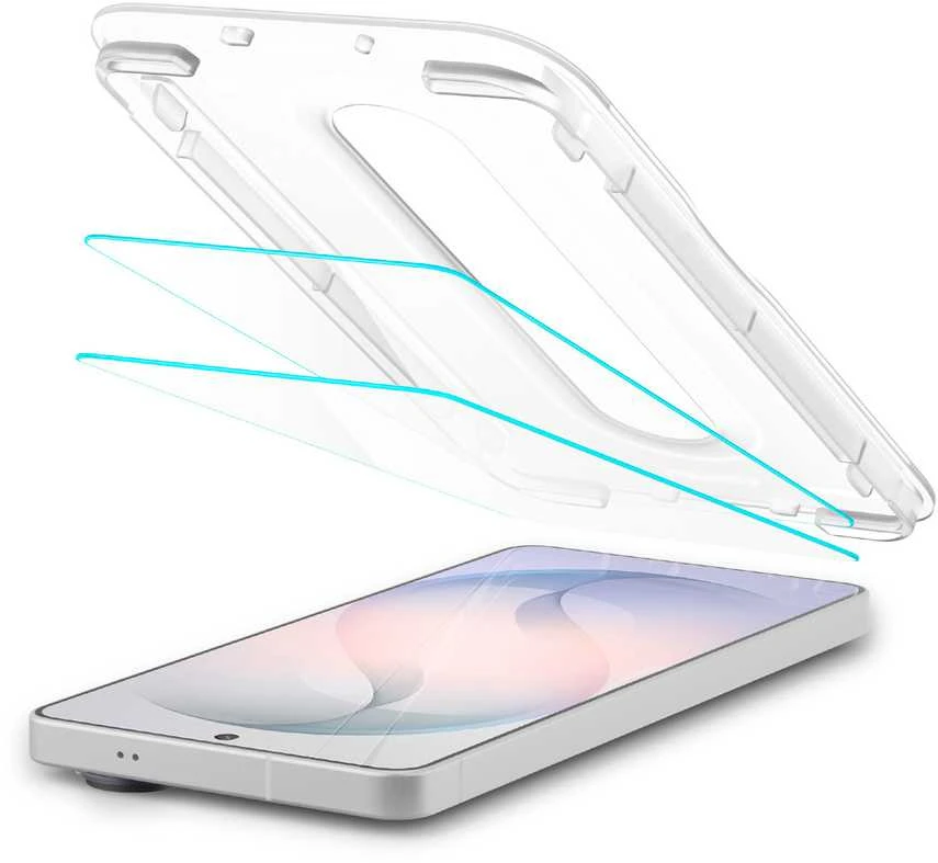 Apsauginis stiklas Spigen GLAS.TR „EZ FIT PRO AC” ANTI REFLECTION 2-pack Samsung Galaxy S26 Clear