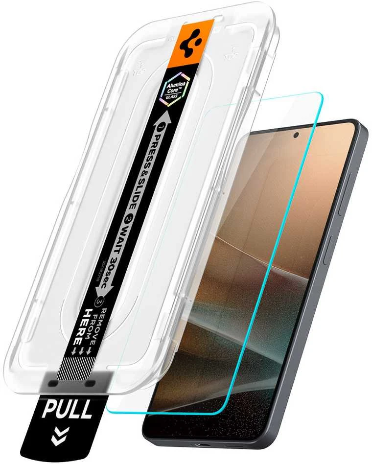 Apsauginis stiklas Spigen GLAS.TR „EZ FIT PRO AC” ANTI REFLECTION 2-pack Samsung Galaxy S26 Clear