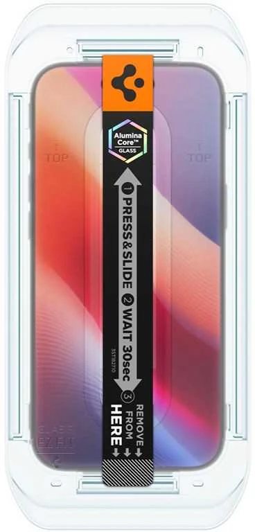 „Spigen Glas.TR EZ Fit“ privatumo stiklas, skirtas „iPhone 17 Air“