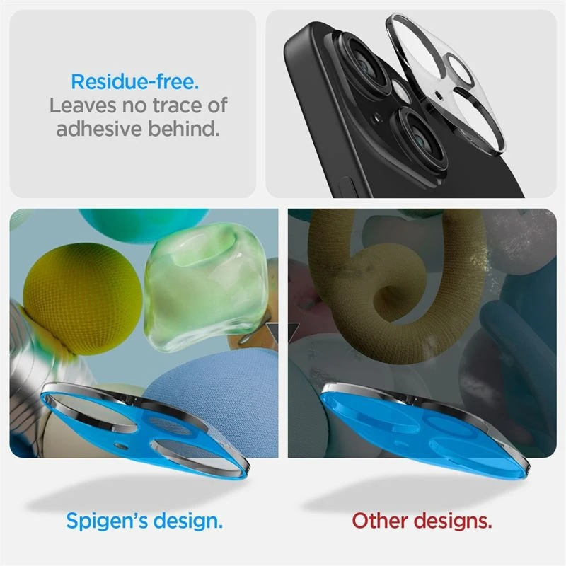 „Spigen Glass tR Optik“ 2 vnt., krištolo skaidrumo – „Apple iPhone 15/15 Plus/14/14 Plus“