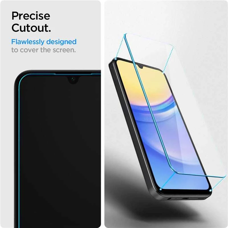 Spigen Glas.TR Slim 2 vnt. – Apsauginis stiklas skirtas Samsung Galaxy A15 4/5G / A25 5G / M15 5G (2 pcs)